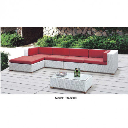 Garden Rattan Outdoor Leisure Patio Dining Modern Sofa