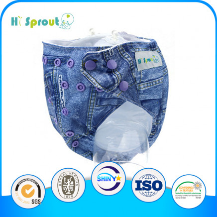 Gently Cowboy Cloth Diaper for Sale
