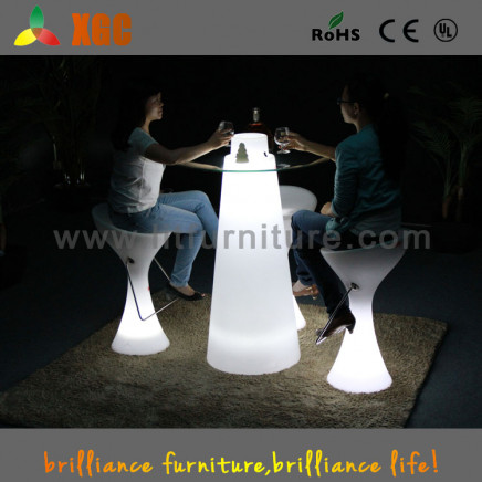 Glass Bar Table Mini Bar Table Furniture Glowing Bar Table