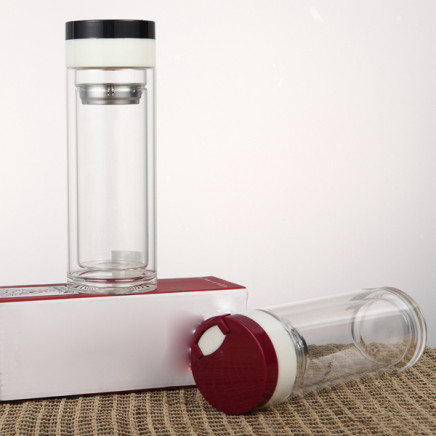 Glass Drink Tea Water Bottle