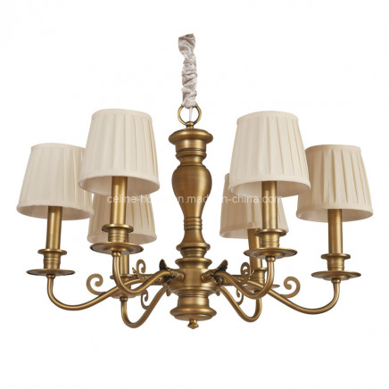 Good Quality Iron Pendant Lamp with Copper Decoration (SL2085-6)