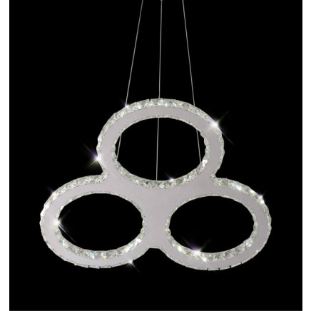 Good Quality LED Chrome Crystal Bar Pendant Light (EC915)