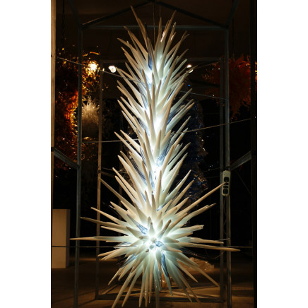 Gorgeous Mouth Blown Glass Chandelier for Hotel Decoration (YK-D135)