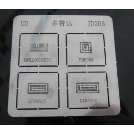 2pcs HTC G14 Word Stock Stencil Template