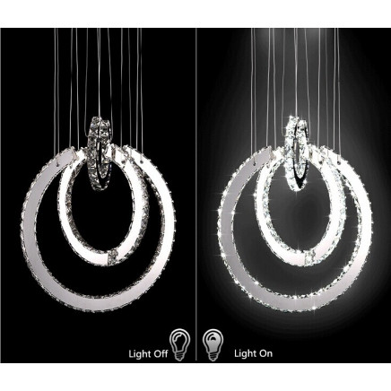 Hand Blowing Earring Shape Crystal Romandic Lighting