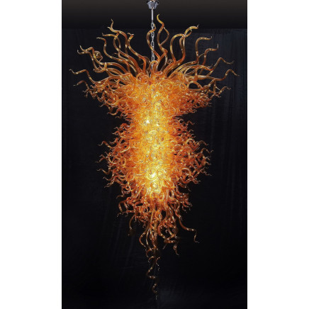 Hand Blown Glass Chandelier Lighting with Modern Design