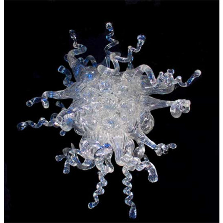Hand Blown Home Water Fountain Lamp