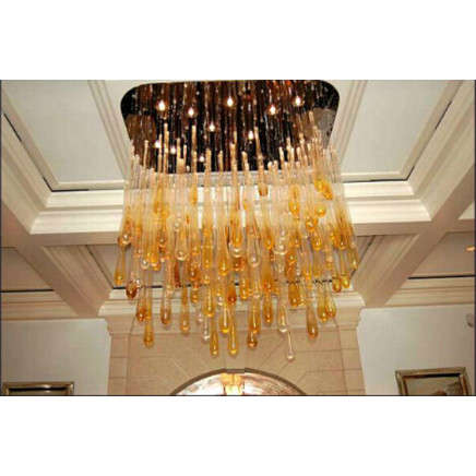 Hand Blown Murano Glass Hotel Chandelier Decoration