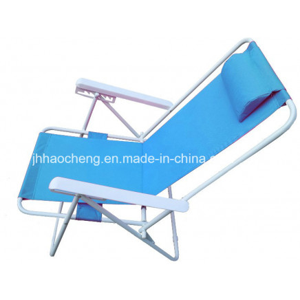 Hc-Ls-FC97-2 Five Position Adjustable Folding Beach Chair Outdoor Leisure Chair