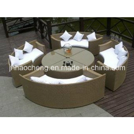 Hc-W-S20 Rattan Furniture Rattan Sofa Rattan Table Rattan Chair Rattan Dining Set Outdoor Rattan Furniture Outdoor Rattan Chair