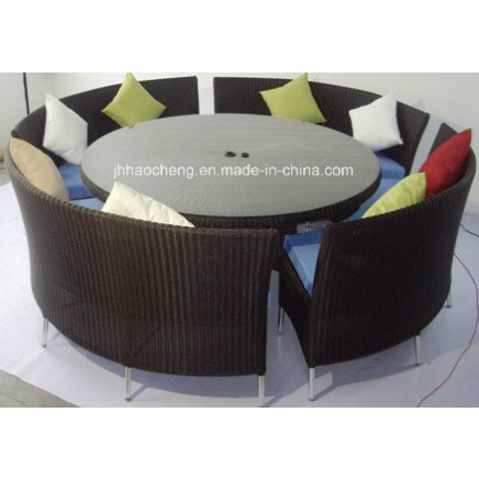 Hc-W-S21 Outdoor Furniture Garden Furniture Rattan Furniture Rattan Sofa Rattan Dining Set Rattan Chair