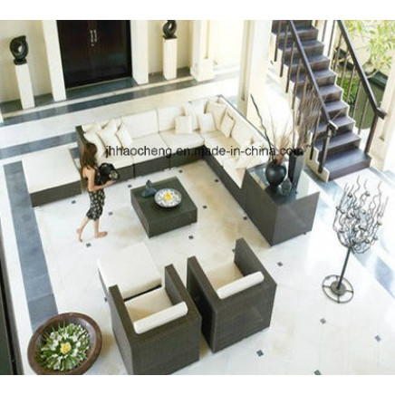 Hc-W-S23 Rattan Furniture Outdoor Furniture Outdoor Garden Furniture Rattan Chair Rattan Dining Set