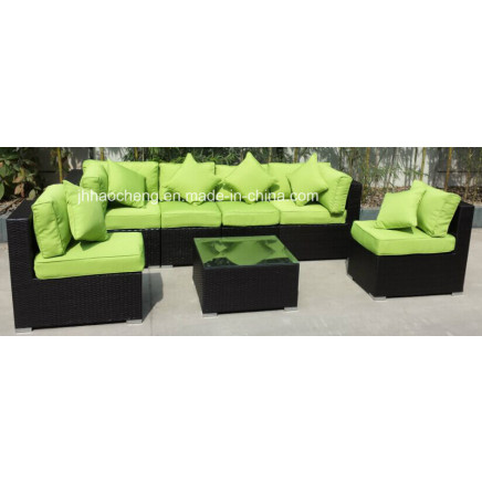 Hc-W-T071 Outdoor Rattan Sofa Outdoor Garden Furniture Rattan Furniture Set