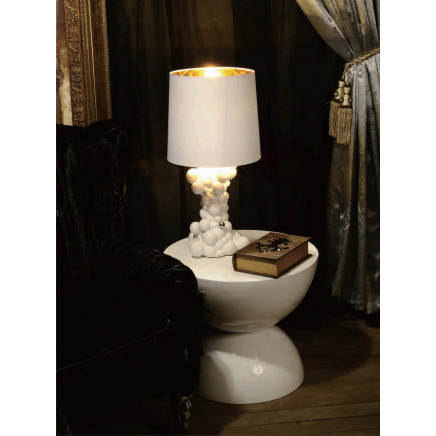 High Class Ceramics Fabric PVC Hotel Table Lighting (1042T)