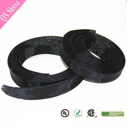 High Flame Resistance Pet Braided Expandable Cable Protection Sleeve