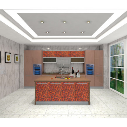 High Gloss Acrylic MDF Kitchen Cabinet