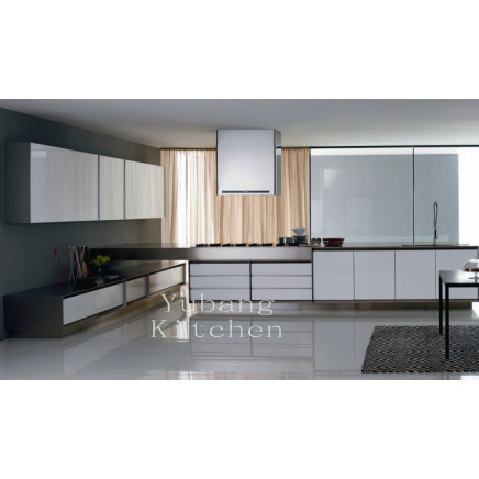 High Gloss/Matt Finished Lacquer Kitchen Cabinet (M-L49)