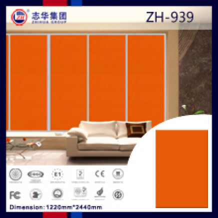 High Gloss Orange UV MDF Panel (ZH-939)