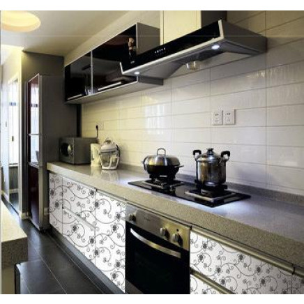 High Glossy Laminated Kitchen Cabinets