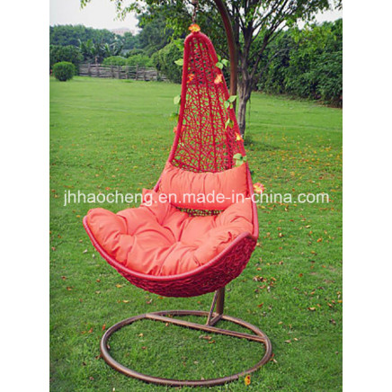High Quality Cheap PE Rattan Patio Swing