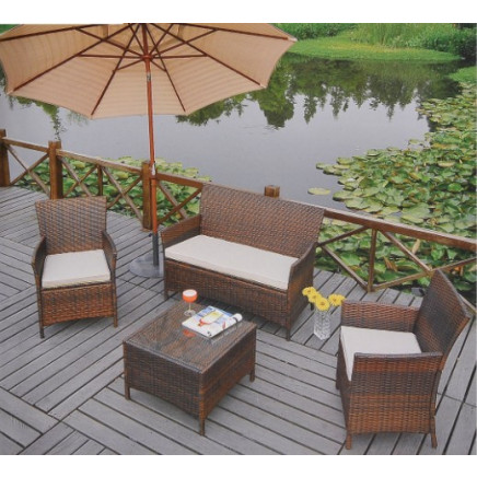 High Quality Commercial Hotel Rattan Chair-Outdoor Rattan Furniture