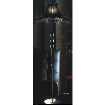 High Quality Fabric Glass Feather Hotel Decoration Floor Lights (1010F)