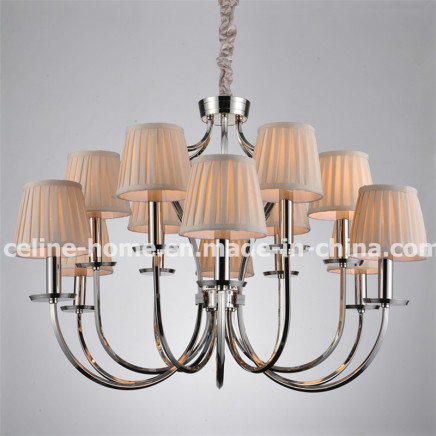 High Quality Iron Pendant Lighting with Fabric Shade (SL2016-6+6)