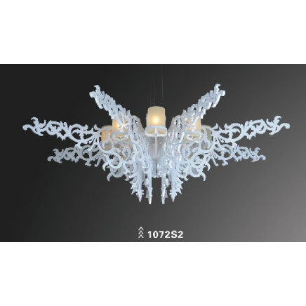 High Quality White Aluminium Wood Carbon Steel Pendant Lamps (1072s2)