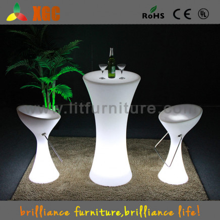 High Top Bar Chairs/Light up Furniture/Light up Tables