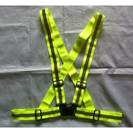 High Visible Elastic Safety Reflective Vest Buckle for Roadway Worker
