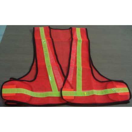 High Visible Safety Vest with Reflective Strip
