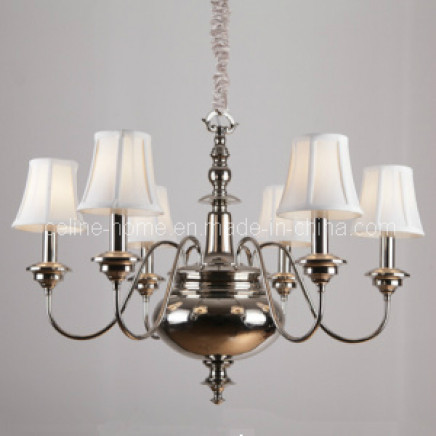 Home Decorative Iron Chandelier with Nickel Finish (SL2093-6)