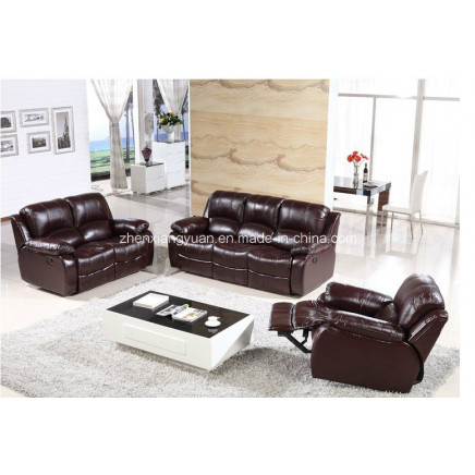 Home Furniture Reclining Sofa Leather Reclinable Sofa Set