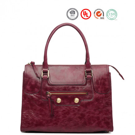 Hot Sale Ladies Handbags Genuine Leather Bag (J879-A1581)