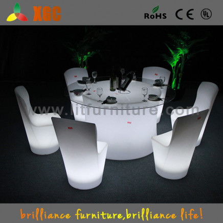 Hotel Furniture& Restaurant Furniture& LED Dinner Table
