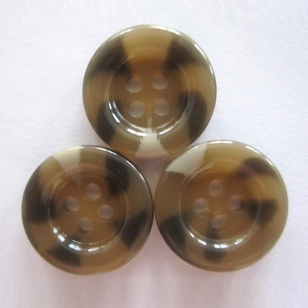 Imitated Horn Resin Coat Button