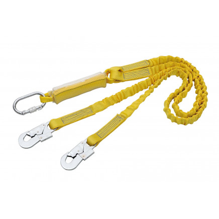 Industrial Shock Absorber Elastic Lanyard with En355&En354