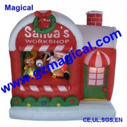 Inflatable Cartoon Christmas Cute House (MIC-185)