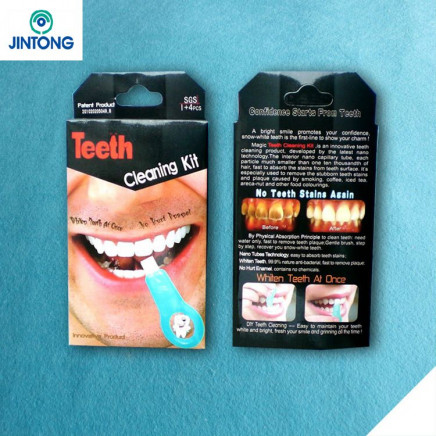 Innovative Teeth Whitening Foam Strips,Magic Teeth Clean Kt,No Chemicals