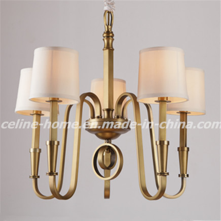 Iron Pendant Lamp with Fabric Shade (SL2156-5)