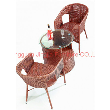 Iron Steel Wicker Leisure Garden Dining Furniture (JJ-S442)