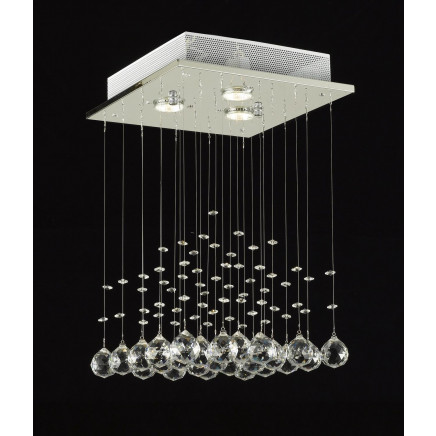 Kids Small Chandelier Bedroom Lighting Crystal Lamp