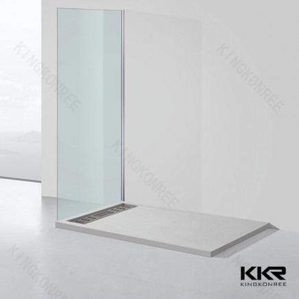 Kingkonree Artificial Stone Solid Surface Shower Tray