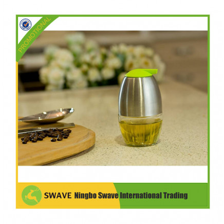 Kitchenware Oil Bottle Cruet Glass Bottle Stainless Steel Mug, Korean Kitchen Utensils Y95172