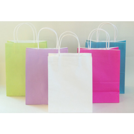 Kraft Paper Colorful Packaging Bag Shopping Bag