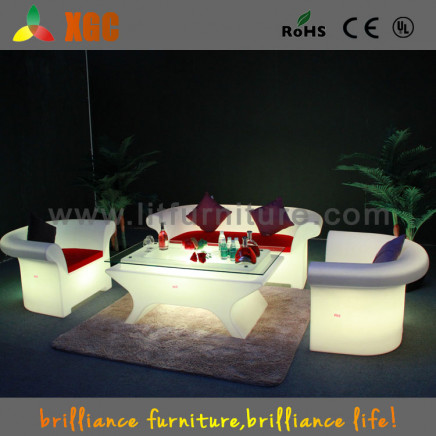 LED Light Coffee Table / Illuminated Cocktail Table / LED Furniture Table