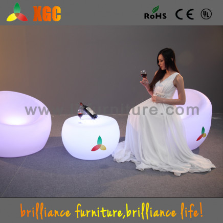 LED Nightclub Bedroom Furniture Chair with 16 Lights