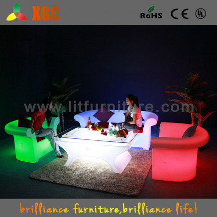 LED Table & Illuminated Modular Bar Table & LED Furniture