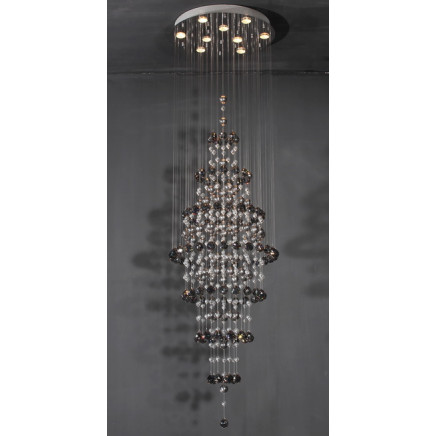 Large Crystal Big Chandelier Lamp for Hotel (EM3009-9L)