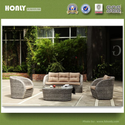 Latest Design Rattan Furniture Sofa Modern Outdoor Wicker Sofa Set